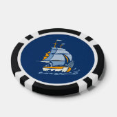 Sailboat-Poker Pokerchips (Einzeln)