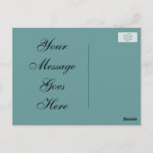 Sailboat Postcard Postkarte (Rückseite)