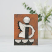 Sailboat Postcard Postkarte (Stehend Vorderseite)