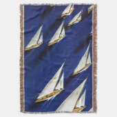 Sailboat Regatta by Ski Weld Decke (Vorderseite Vertikal)