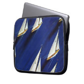 Sailboat Regatta by Ski Weld Laptopschutzhülle (Vorderseite Links)