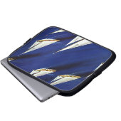 Sailboat Regatta by Ski Weld Laptopschutzhülle (Vorne Knopf)
