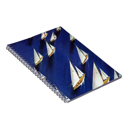 Sailboat Regatta by Ski Weld Notizblock (Rechte Seite)
