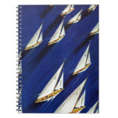 Sailboat Regatta by Ski Weld Notizblock (Vorderseite)