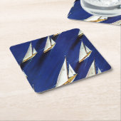 Sailboat Regatta by Ski Weld Rechteckiger Pappuntersetzer (angewinkelt)