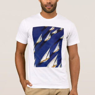 Sailboat Regatta by Ski Weld T-Shirt