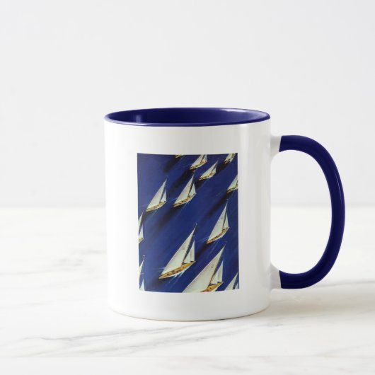 Sailboat Regatta by Ski Weld Tasse (Rechts)