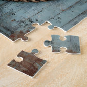 Sailboat Rope Border Rustic Nautic Puzzle (Seite)