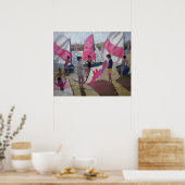 Sailboat Royan Frankreich 1992 Poster (Küche)