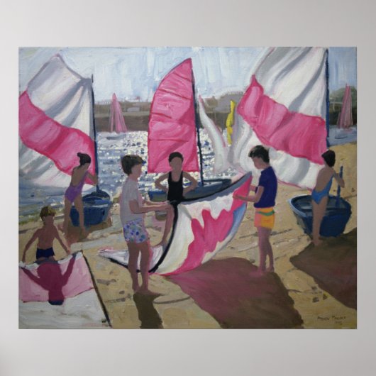 Sailboat Royan Frankreich 1992 Poster (Vorne)