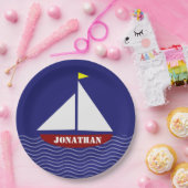 Sailboat Sailing Design Paper Teller (Party)