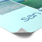 Sailboat - Sausalito San Francisco Poster (Ecke)