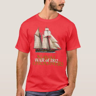 SAILBOAT SCHOONER NAVAL BOAT KRIEG DER GESCHICHTE T-Shirt