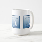 Sailboat Segelfahrer Segelfahrer Gebete Funny Mug Kaffeetasse (VorderseiteRechts)