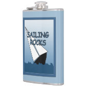 Sailboat Segelrocks Funny Flask Flachmann (Links)