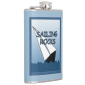 Sailboat Segelrocks Funny Flask Flachmann (Rechts)