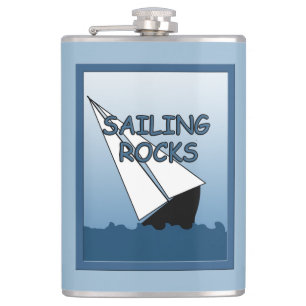 Sailboat Segelrocks Funny Flask Flachmann