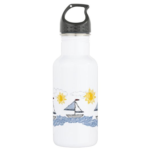 Sailboat SG Trinkflasche (Vorderseite)