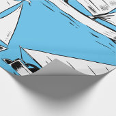 Sailboat Sketch Geschenkpapier
