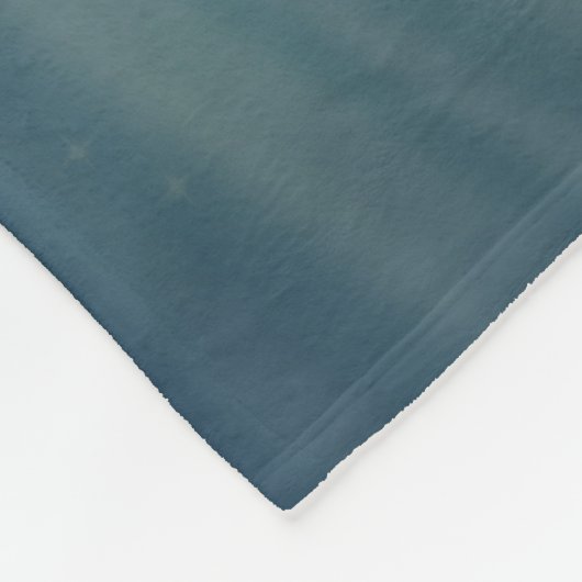 SailBoat & Stars Fleece Blanket (Ecke)