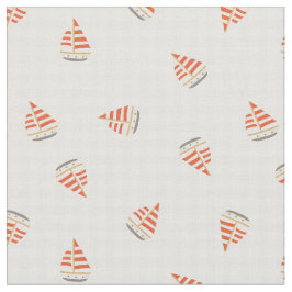 Sailboat summer checker  stoff