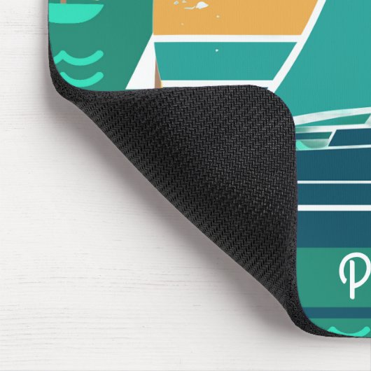 Sailboat Summer Mousepad (Ecke)