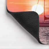 Sailboat Sunrise Mousepad (Ecke)