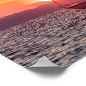 Sailboat Sunrise Poster (Ecke)