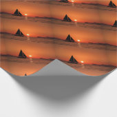 Sailboat Sunset Geschenkpapier (Ecke)