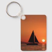 Sailboat Sunset Schlüsselanhänger (Vorderseite)