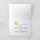 Sailboat Textured Karte (Innenseite)