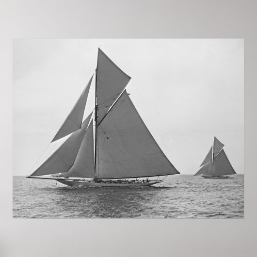 Sailboat Vigilant 1893 Poster (Vorne)