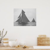 Sailboat Vigilant 1893 Poster (Küche)