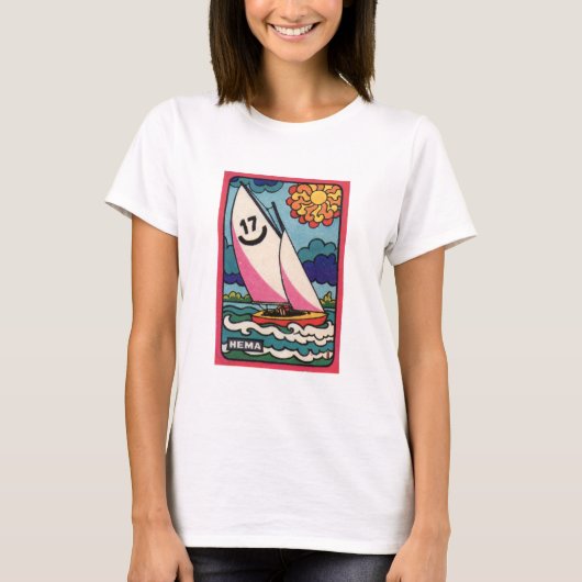 Sailboat Vintag Matchbox T - Shirt (Vorderseite)
