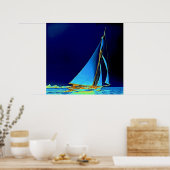 Sailboat Wayward 1890 Poster (Küche)