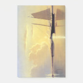 Sailboat Yacht Boat Ocean Sunrise Notes Post-it Klebezettel (Vorderseite)