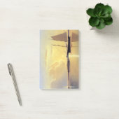 Sailboat Yacht Boat Ocean Sunrise Post-it Notes Klebezettel (Büro)