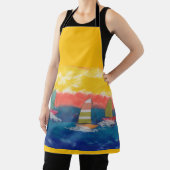 Sailboats All-over-Print-Schürze Schürze (InSitu)