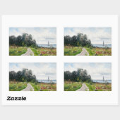 Sailboats-Aufkleber von Abrahamsson Rechteckiger Aufkleber (Blatt)