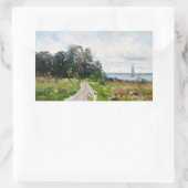 Sailboats-Aufkleber von Abrahamsson Rechteckiger Aufkleber (Tasche)