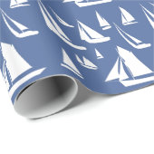 Sailboats Collection Wrap Geschenkpapier (Rolleneckpunkt)
