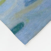 Sailboats Impressionism New England Fleecedecke (Ecke)