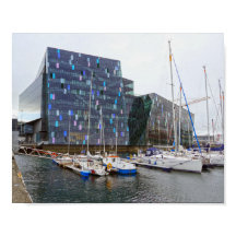 "Sailboats in Harpa Concert Hall, Island