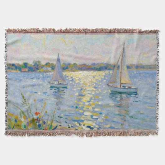Sailboats New England Summer Decke (Vorderseite)