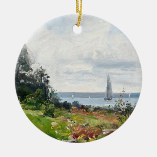 Sailboats-Ornament von Abrahamsson Keramikornament (Vorne)