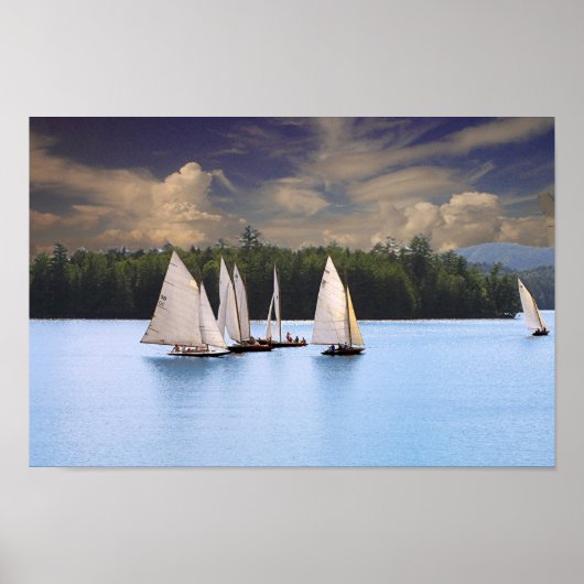 Sailboats Poster (Vorne)