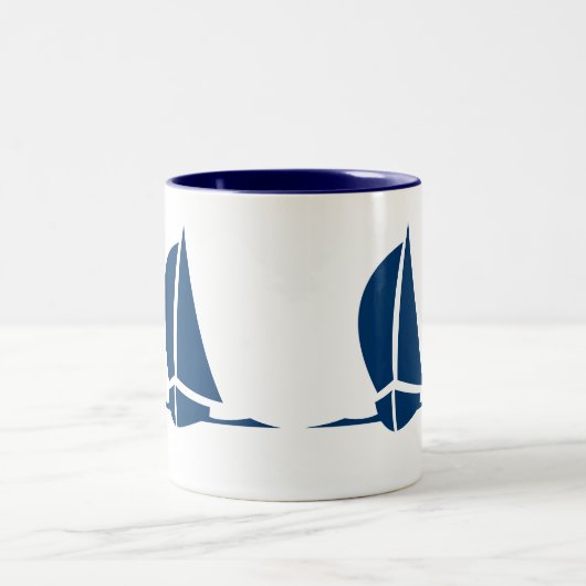 Sailboats Tasse (Mittel)