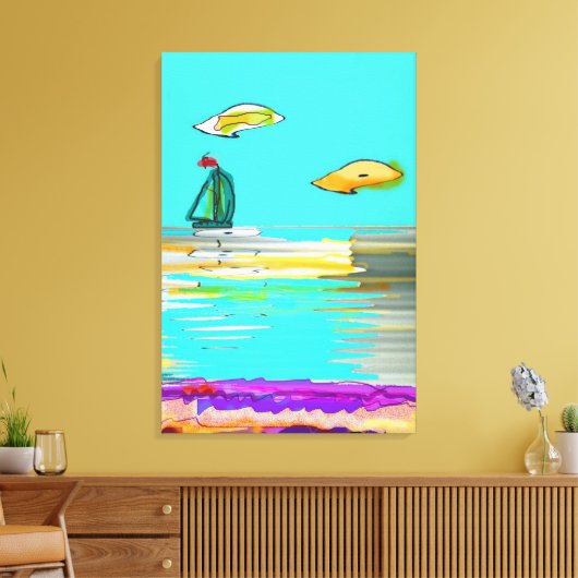 SAILBOOT LEINWANDDRUCK (Insitu (Wohnzimmer))