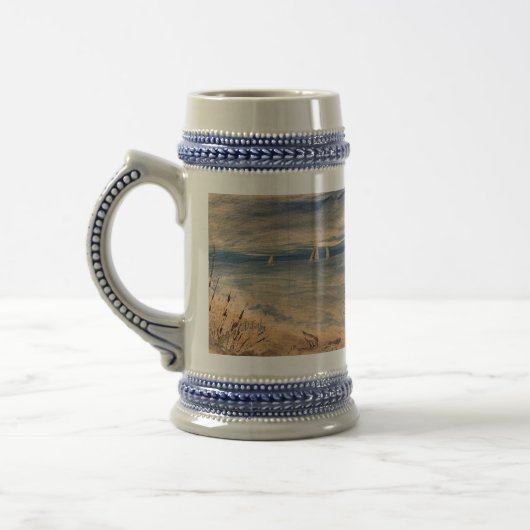 Sailboote Beer Stein Bierglas (Links)