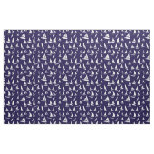 Sailboote Blaues weißes Wassermuster Stoff (Fat Quarter (45,7 x 55,9 cm))